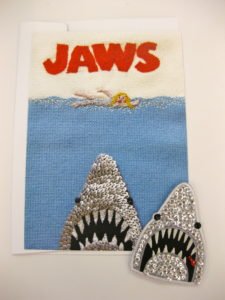 jaws sew on Patch 