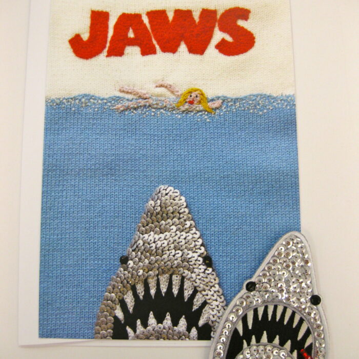 jaws sew on Patch